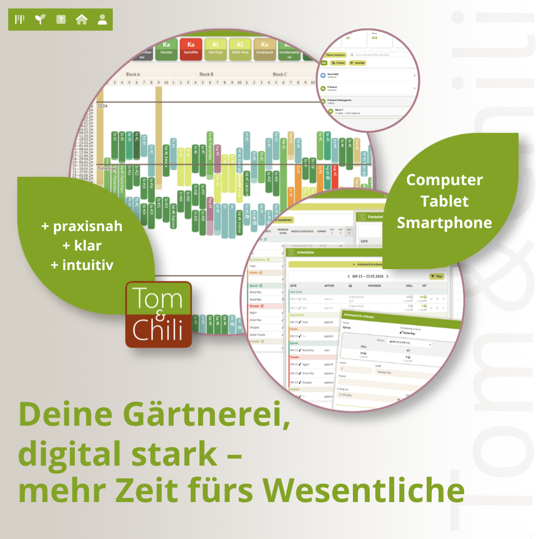 Tom&Chili - Software für Erwerbsgärtnereien – Bild 2