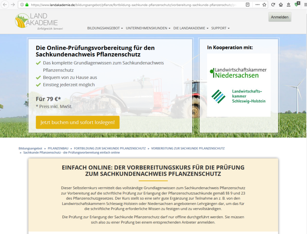 Sachkunde Pflanzenschutz – Prüfungsvorbereitg. – Branchensoftware Für ...